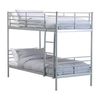 2-ярусная металлическая кровать IKEA с матрацами